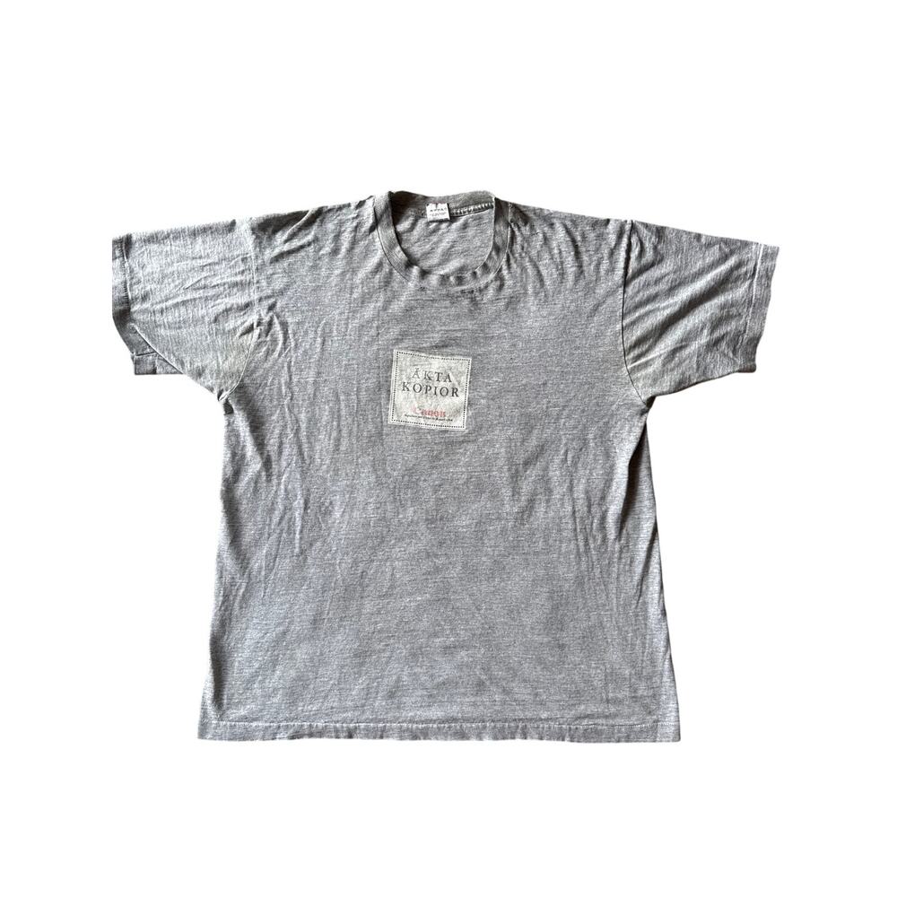Vtg Canon Copier Promo USA Made FOTL Single Stitch Heather Gray XL Art Tech Tee
